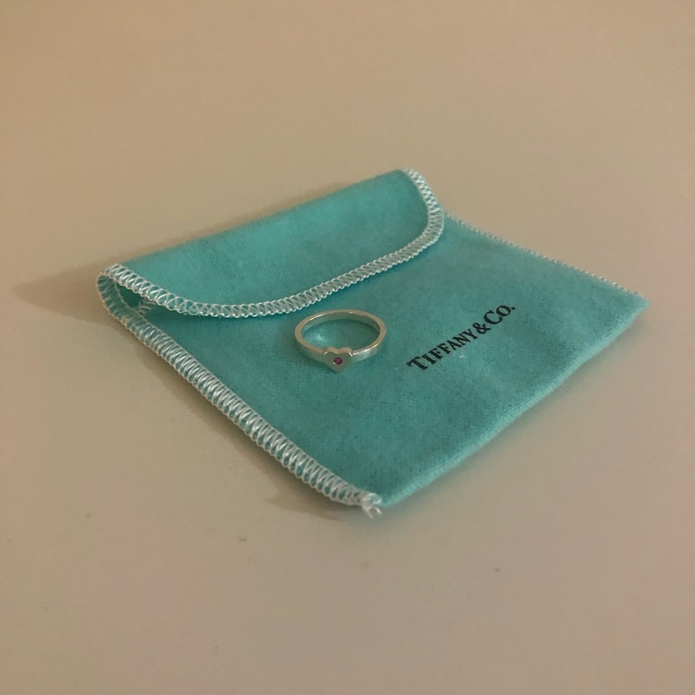Tiffany Heart Sapphire Ring